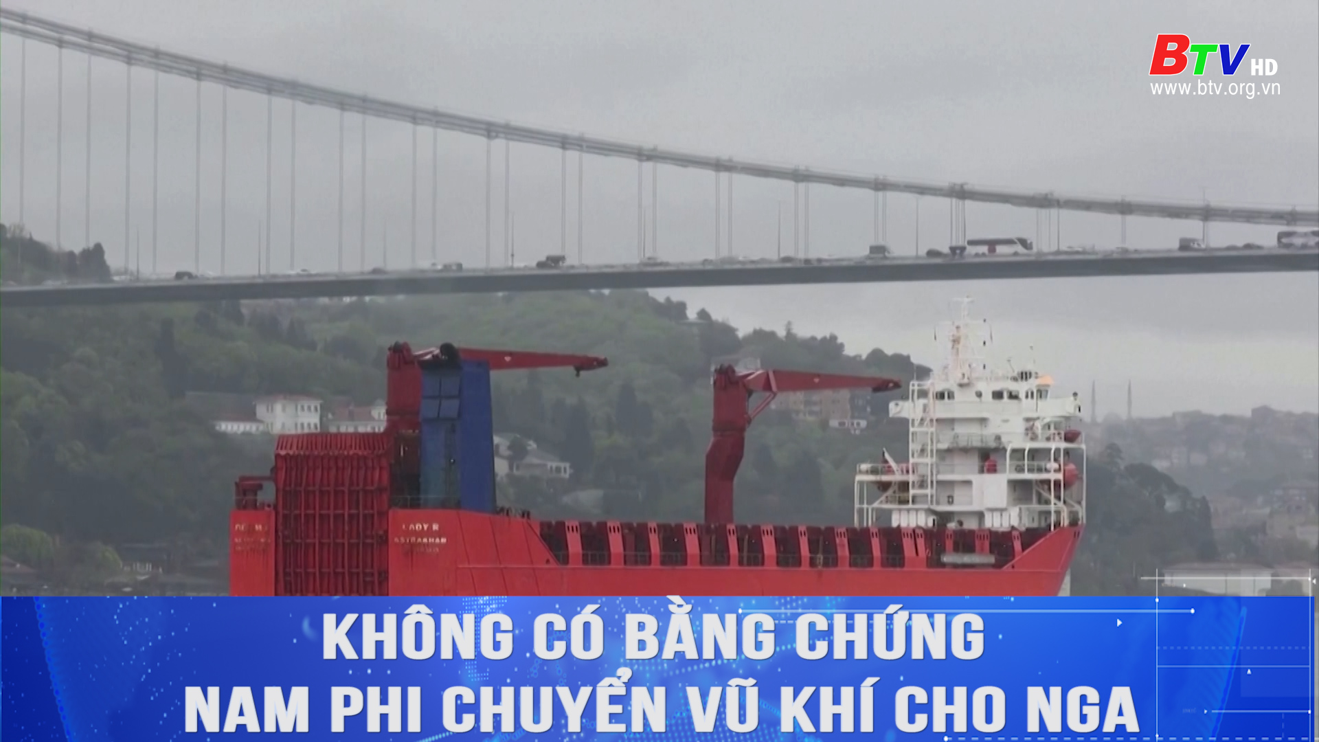 Không có bằng chứng Nam Phi chuyển vũ khí cho Nga