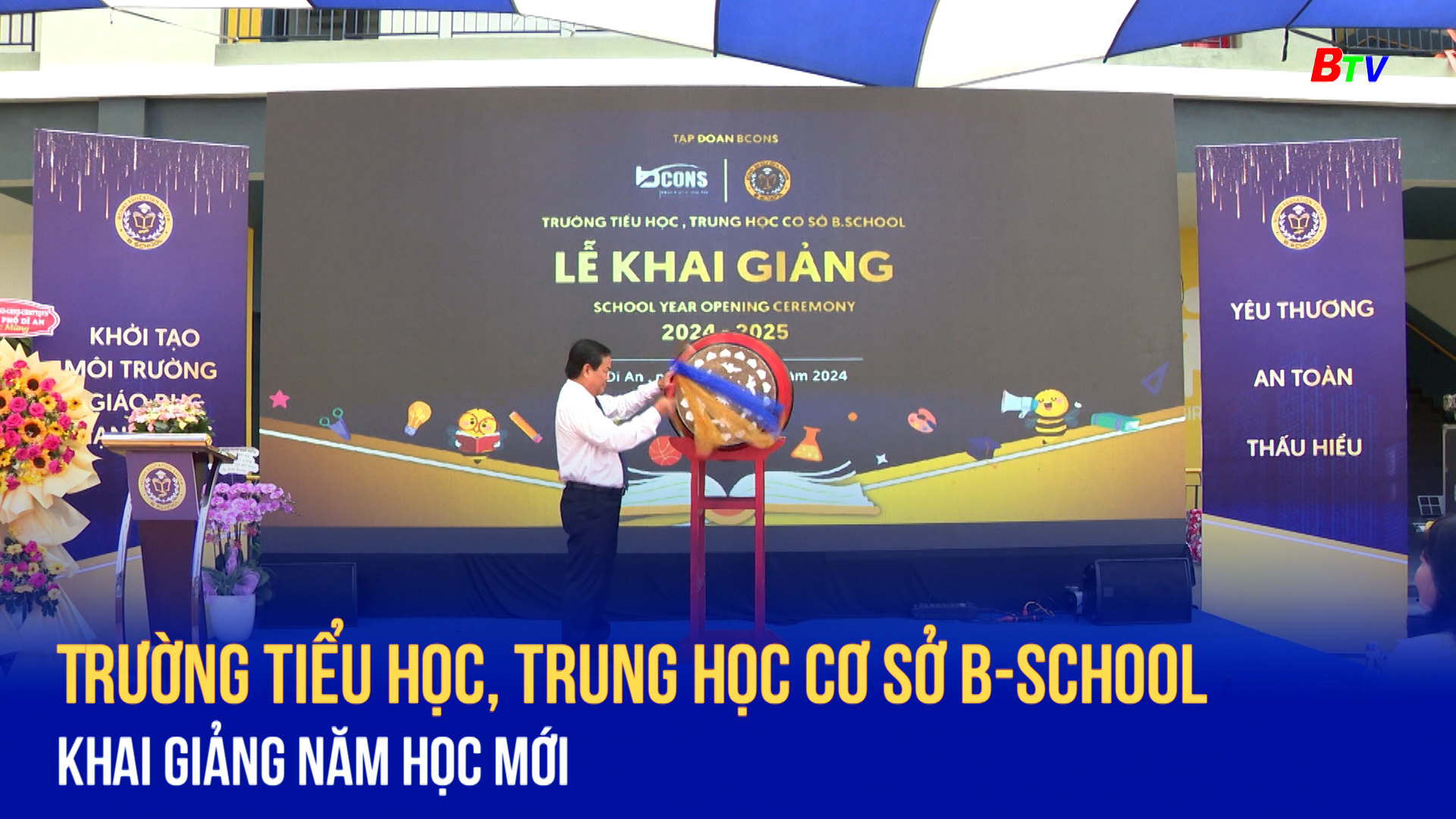 Trường tiểu học, trung học cơ sở B-School khai giảng năm học mới