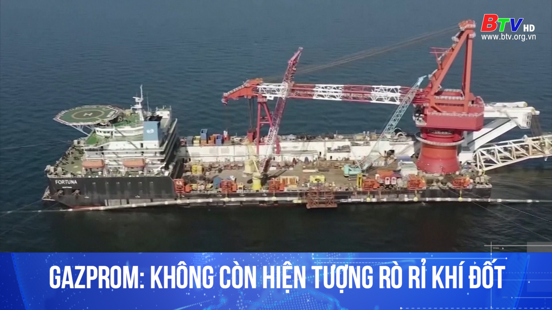 Gazprom: Không còn hiện tượng rò rỉ khí đốt 