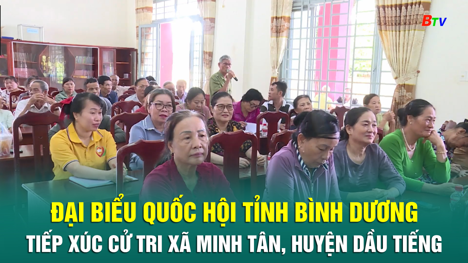 Đại biểu Quốc hội tỉnh Bình Dương tiếp xúc cử tri xã Minh Tân, huyện Dầu Tiếng