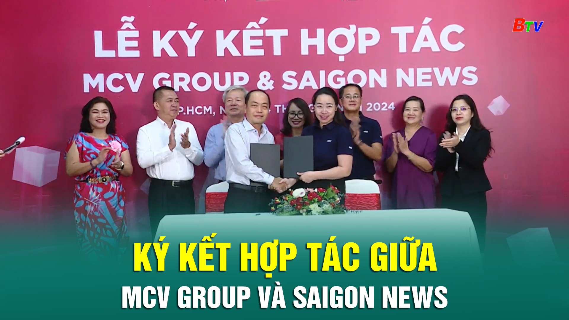 Ký kết hợp tác giữa MCV Group và Saigon News