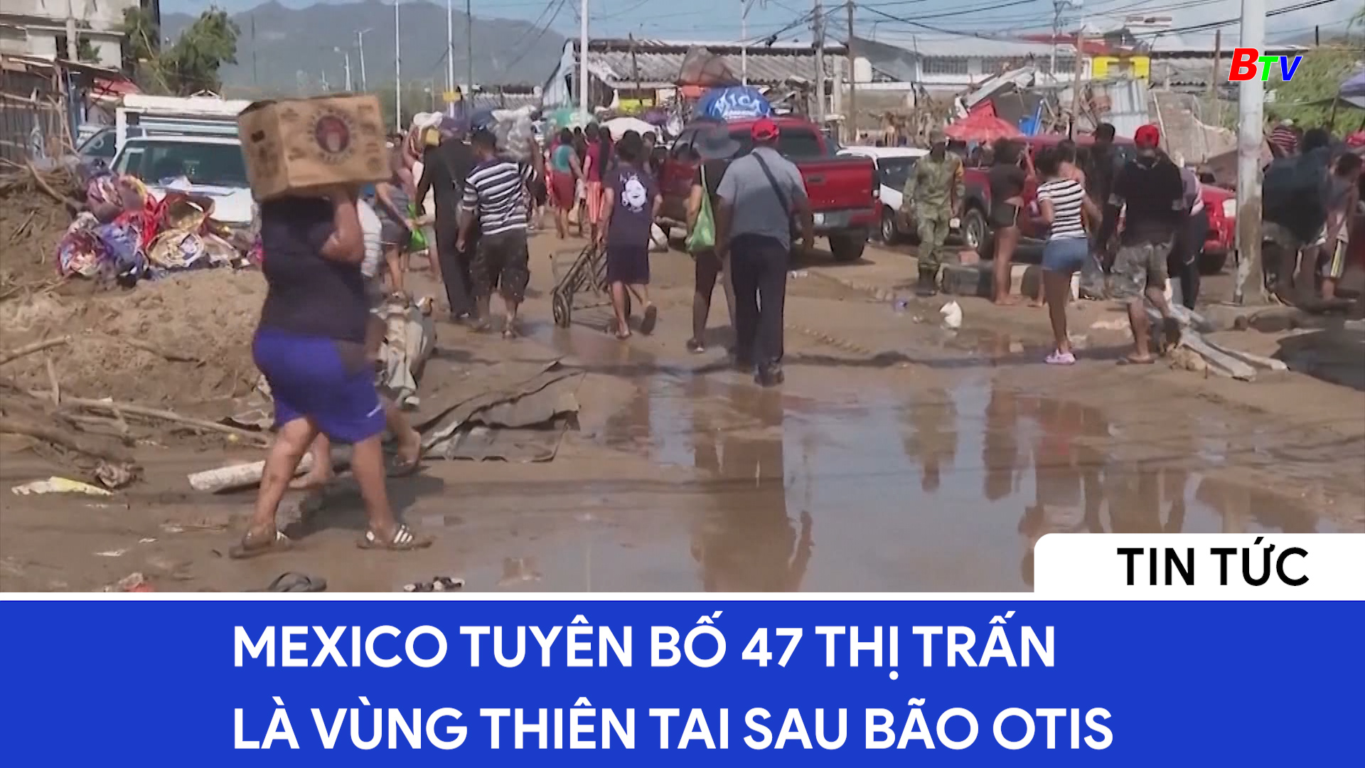 Mexico tuyên bố 47 thị trấn là vùng thiên tai sau bão OTIS