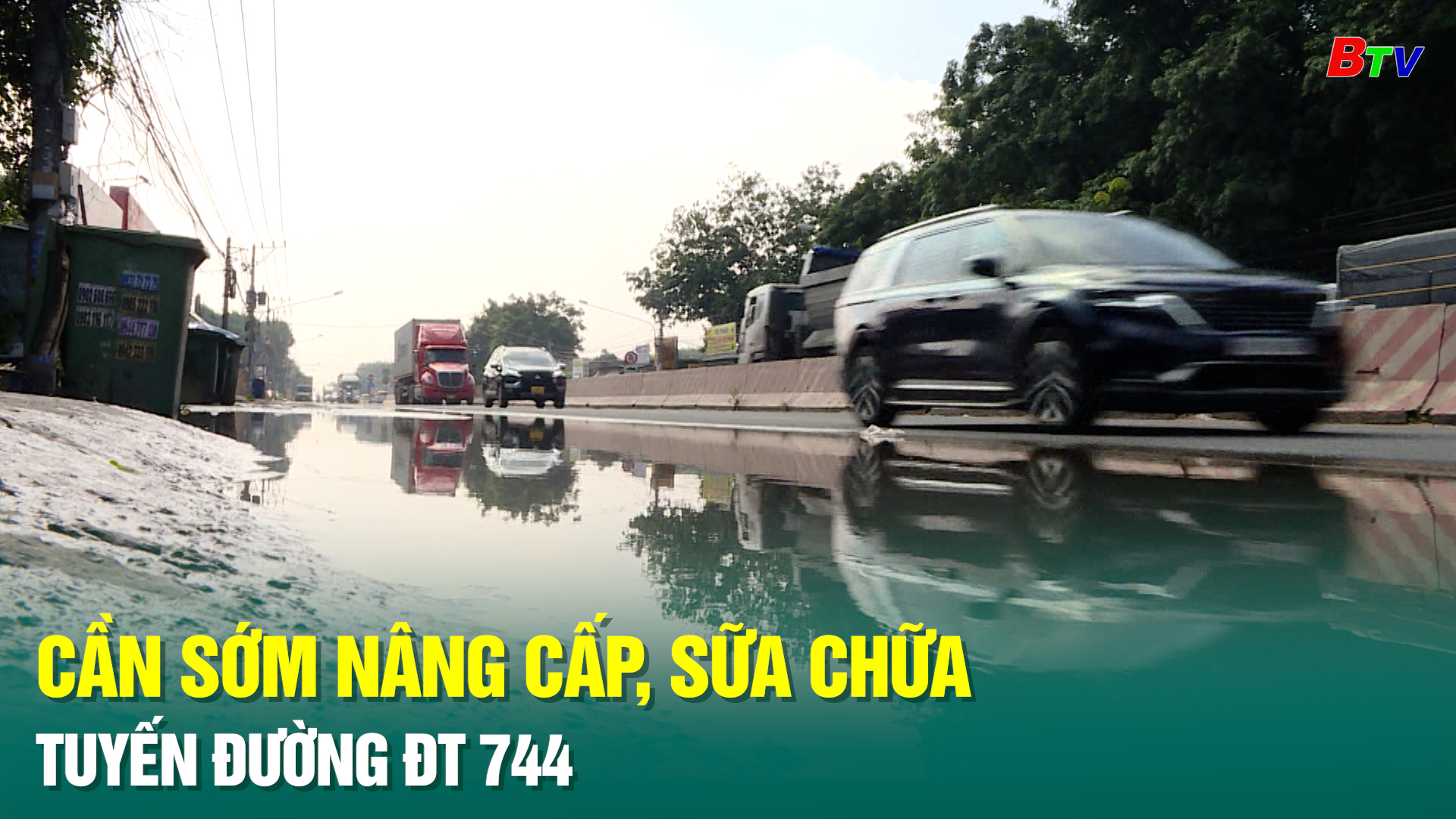 Cần sớm nâng cấp, sữa chữa tuyến đường ĐT744