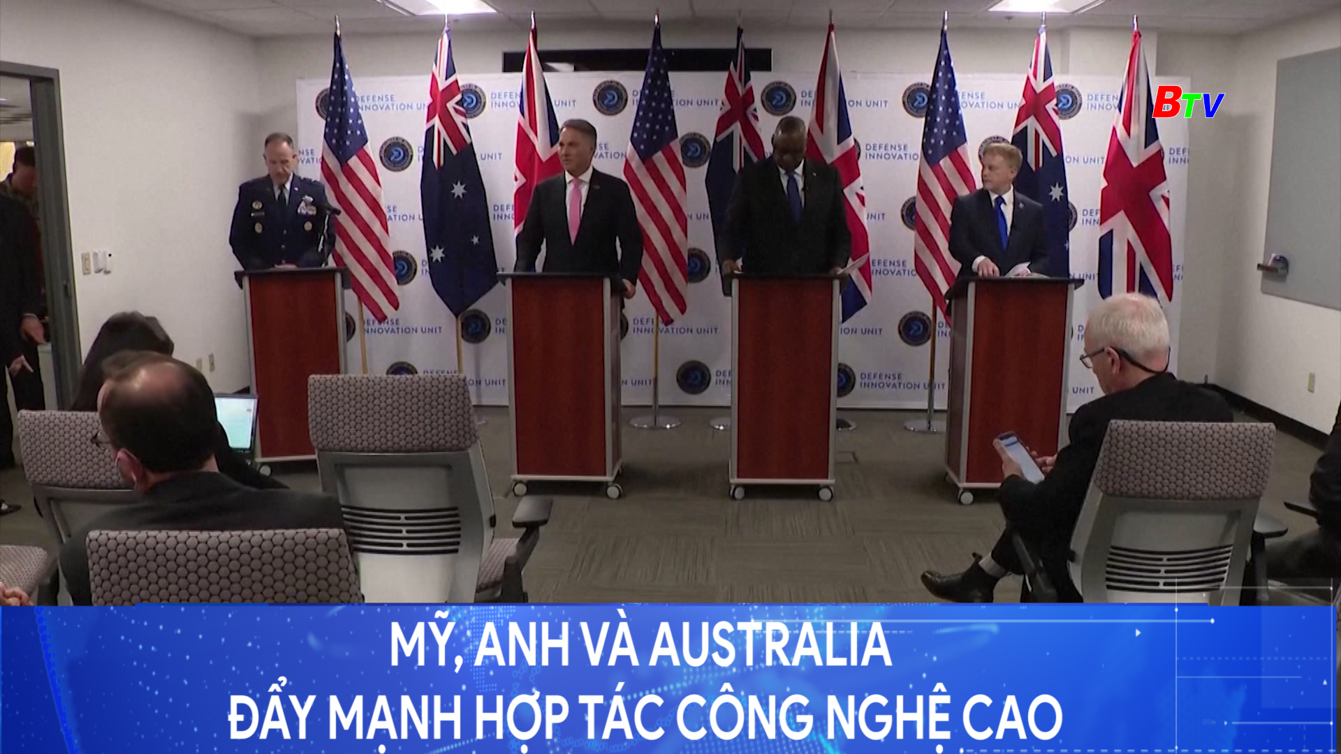 Mỹ, Anh và Australia đẩy mạnh hợp tác công nghệ cao