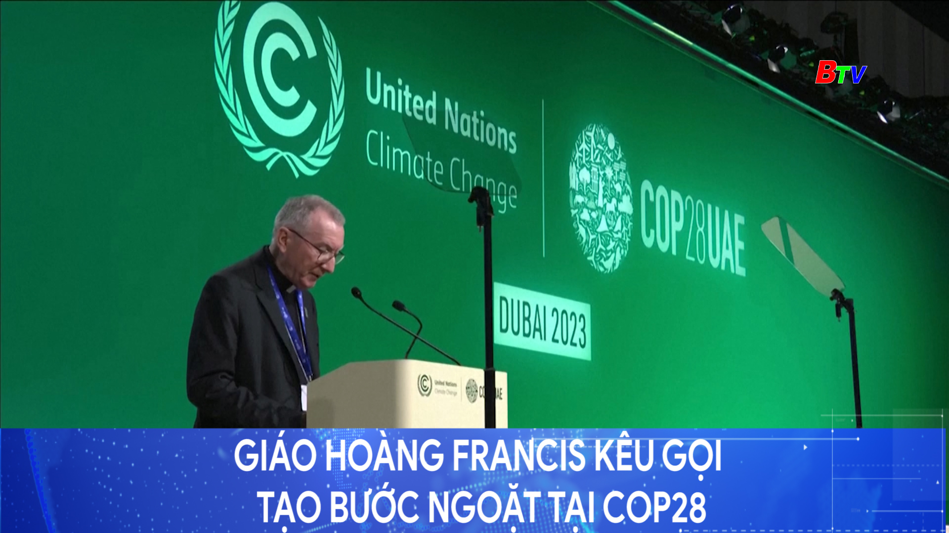 Giáo hoàng Francis kêu gọi tạo bước ngoặt tại COP28