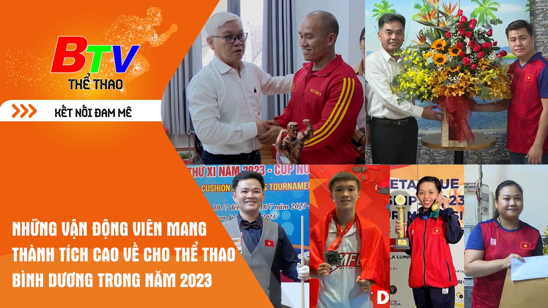 Những vận động viên mang thành tích cao về cho thể thao Bình Dương trong năm 2023 | Chúng tôi là Vận động viên