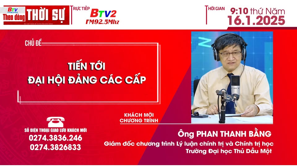 THEO DÒNG THỜI SỰ: TIẾN TỚI ĐẠI HỘI ĐẢNG CÁC CẤP