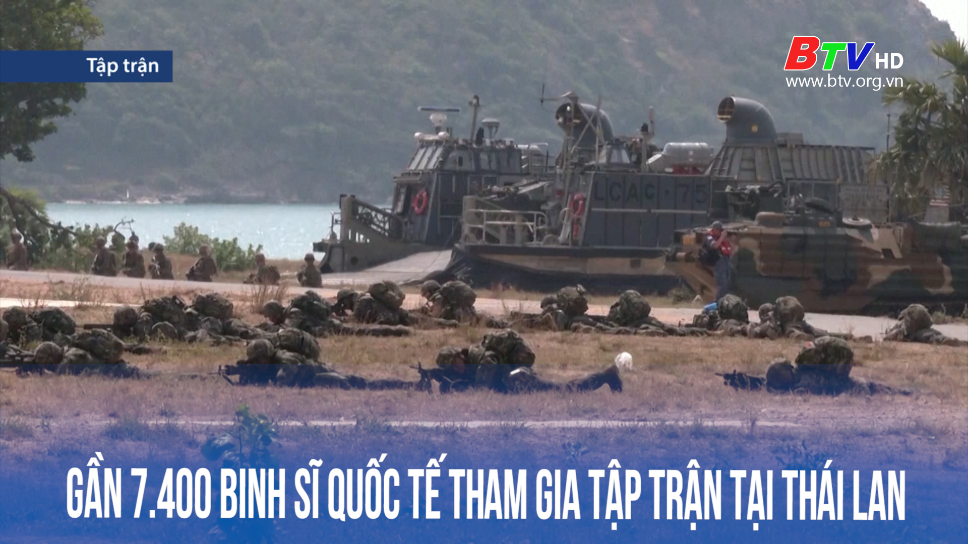 Gần 7.400 binh sĩ quốc tế tham gia tập trận tại Thái Lan