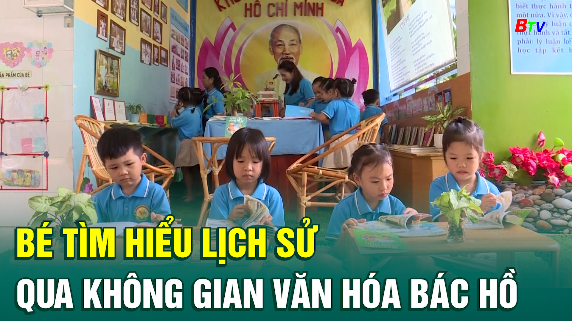 Bé tìm hiểu lịch sử qua không gian văn hóa Bác Hồ