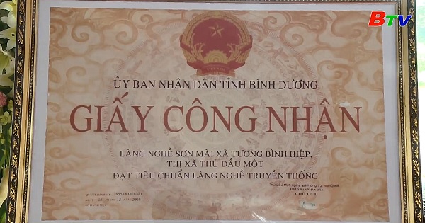 Cần khẩn trương triển khai đề án bảo tồn và phát triển làng nghề sơn mài Tương Bình Hiệp