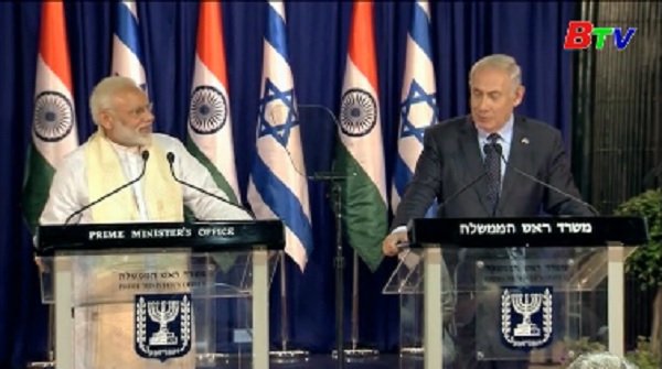 Ấn Độ, Israel tăng cường hợp tác song phương