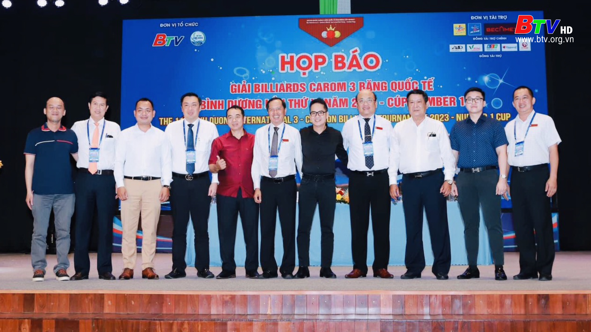 Họp báo Giải Billards Carom 3 băng quốc tế Bình Dương lần thứ XI năm 2023, Cup Number 1