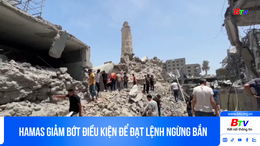  Hamas giảm bớt điều kiện để đạt lệnh ngừng bắn