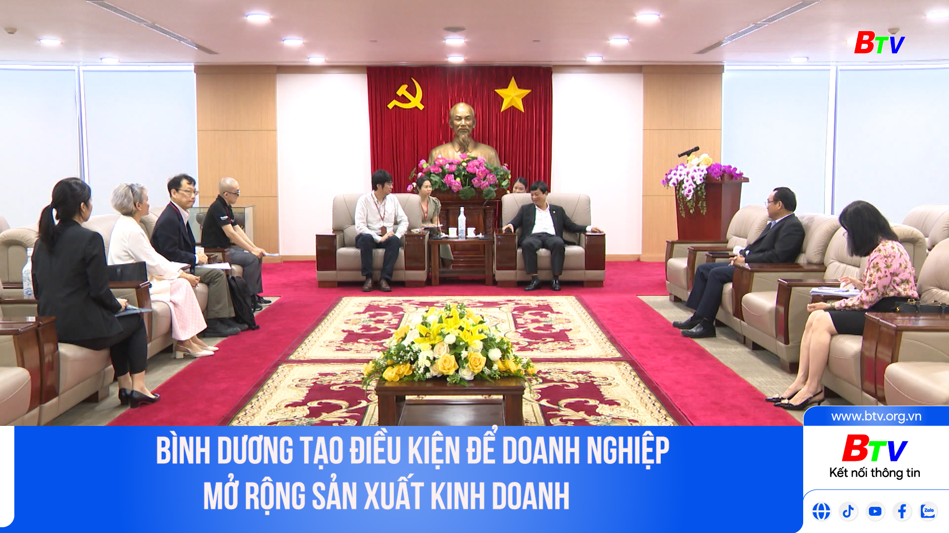 Bình Dương tạo điều kiện để doanh nghiệp mở rộng sản xuất kinh doanh