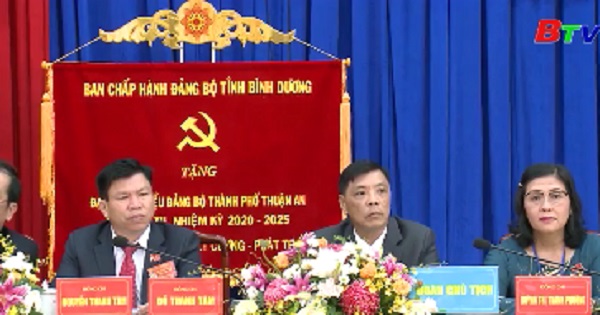 Khai mạc Đại hội Đảng bộ Thành phố Thuận An lần XII, nhiệm kỳ 2020 - 2025