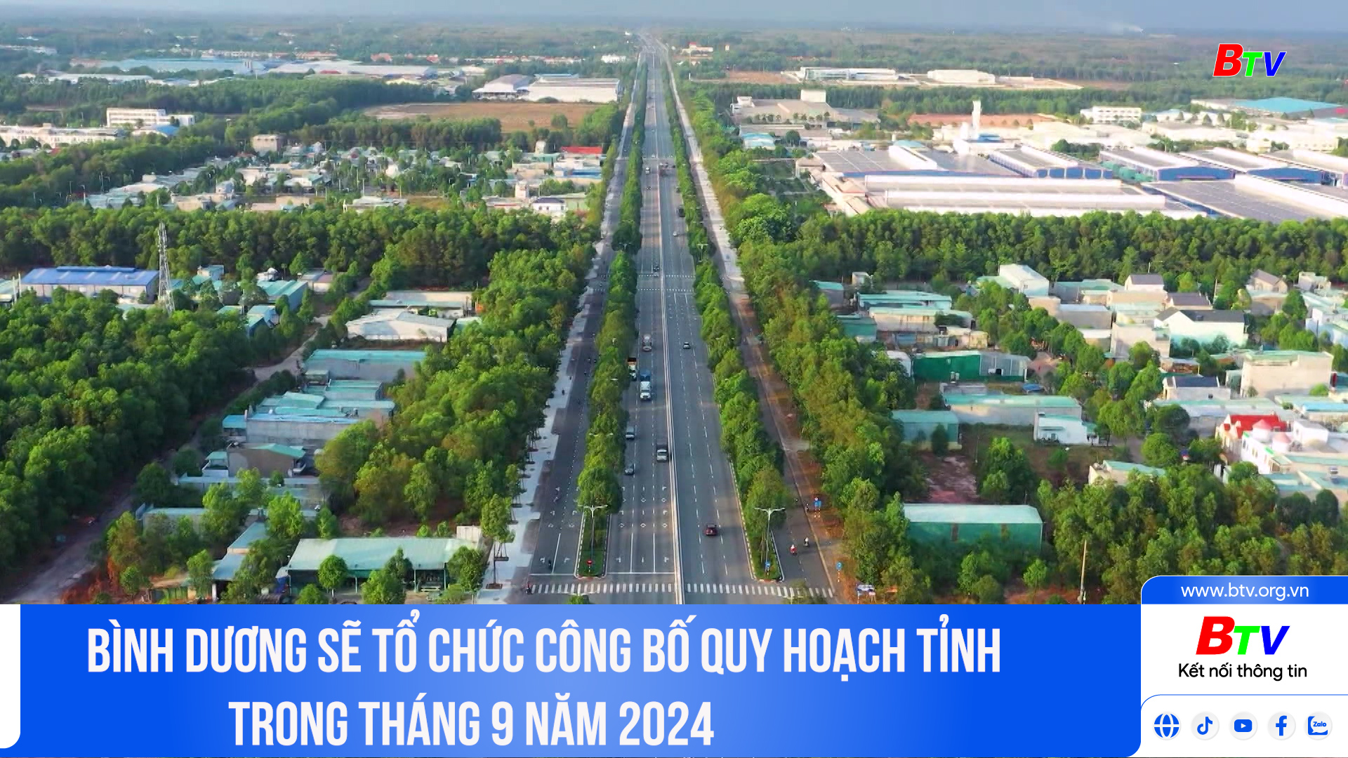 Bình Dương sẽ tổ chức công bố quy hoạch Tỉnh trong tháng 9 năm 2024