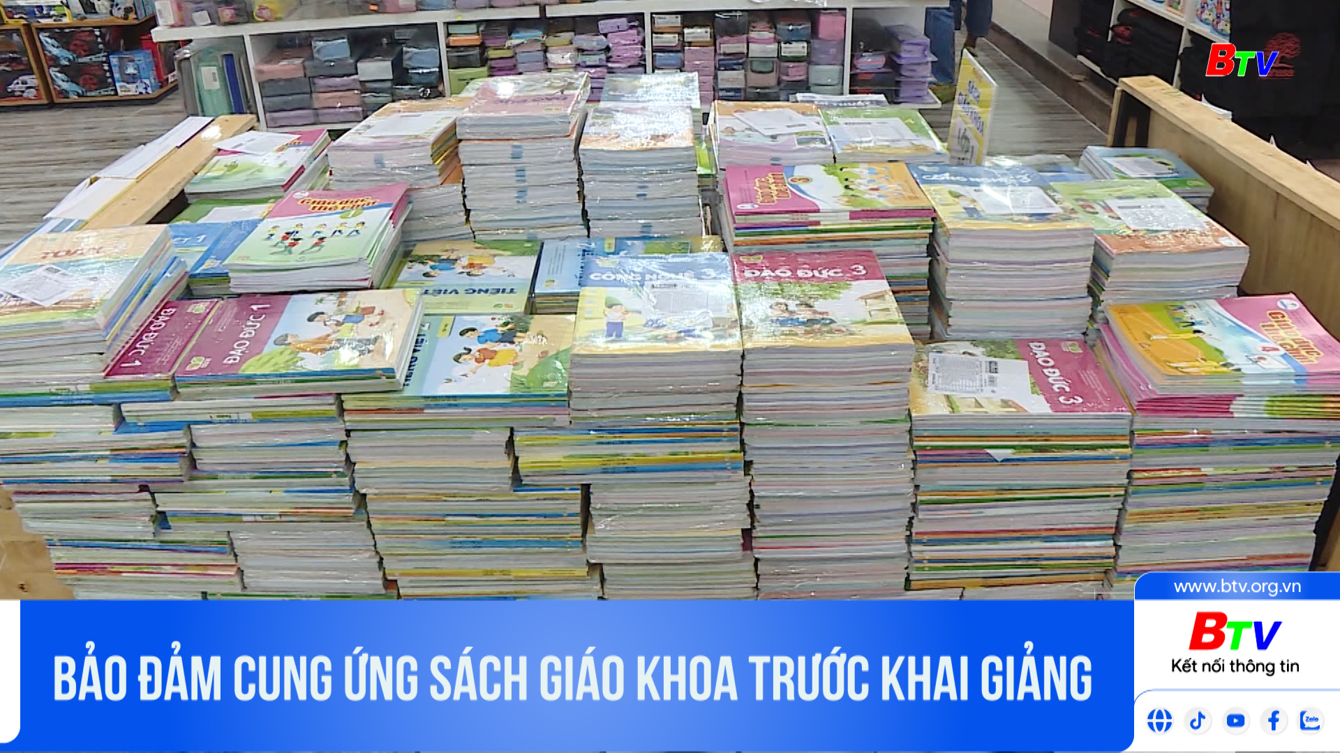 Bảo đảm cung ứng sách giáo khoa trước khai giảng