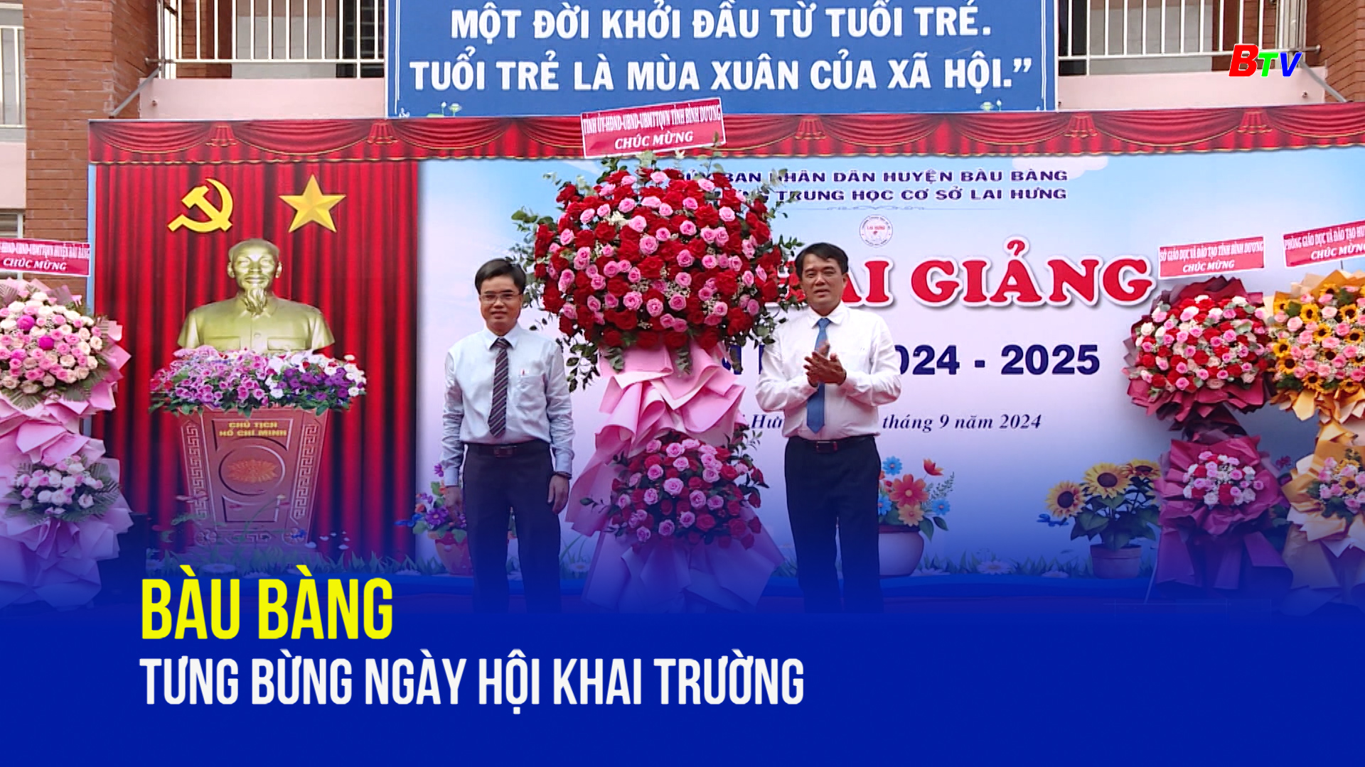 Bàu Bàng tưng bừng ngày hội khai trường