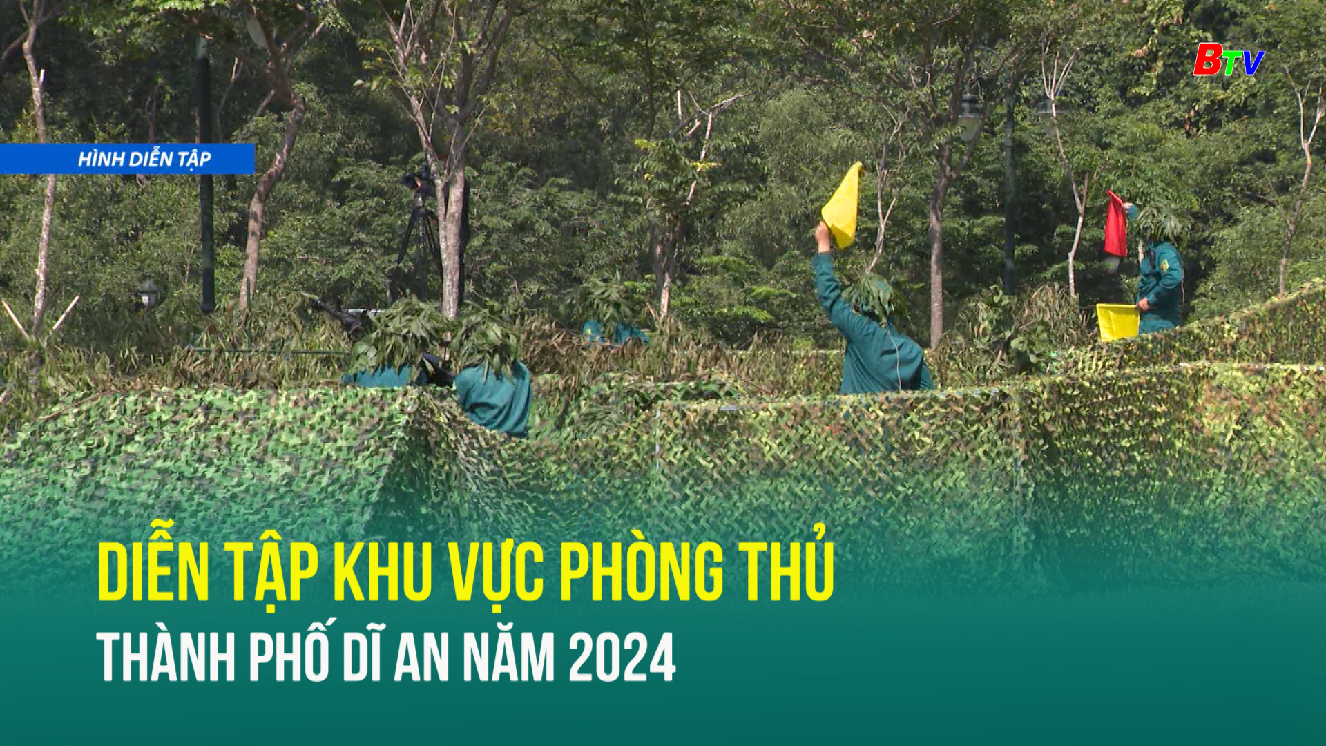 Diễn tập khu vực phòng thủ thành phố Dĩ An năm 2024