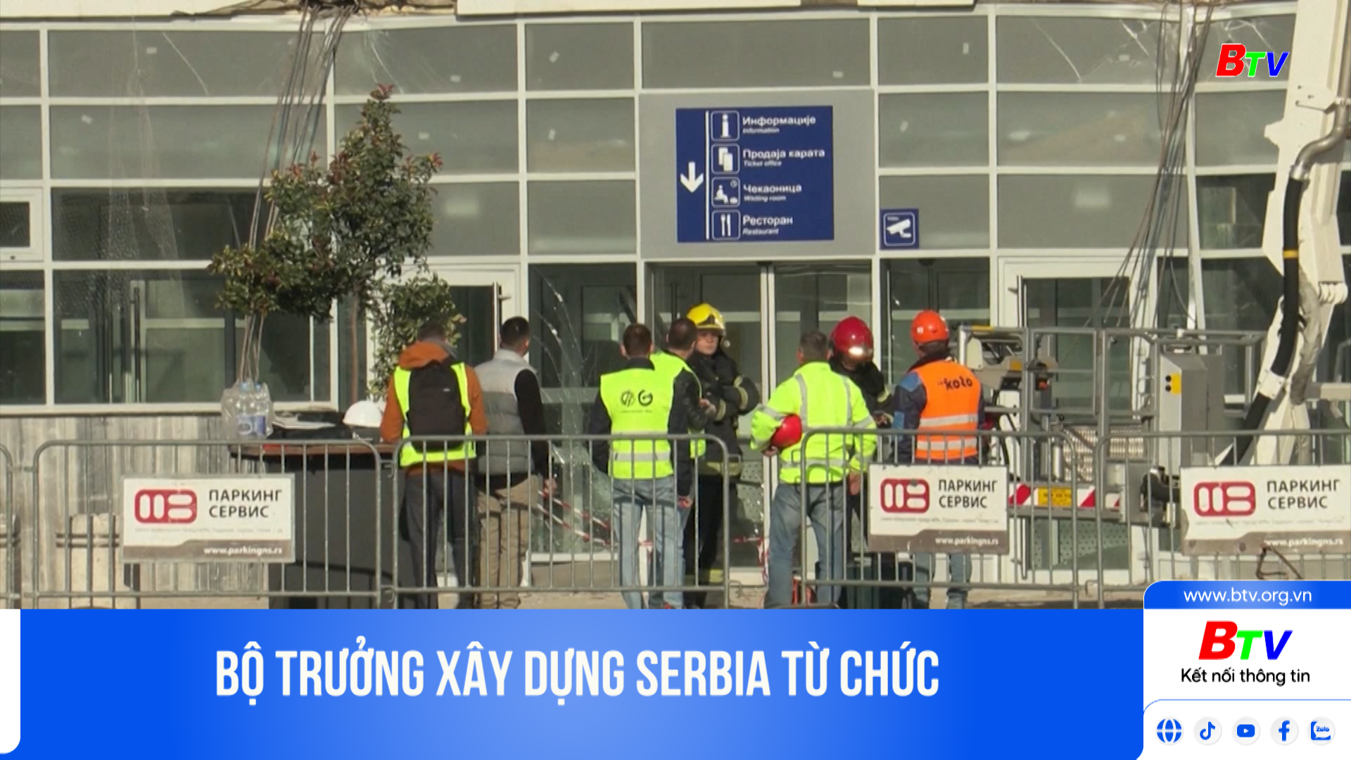 Bộ trưởng xây dựng Serbia từ chức