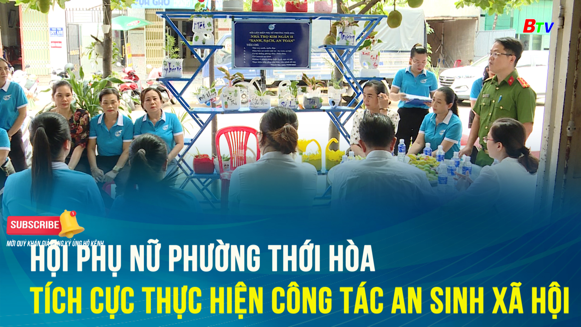 Hội phụ nữ phường Thới Hòa  tích cực thực hiện công tác an sinh xã hội