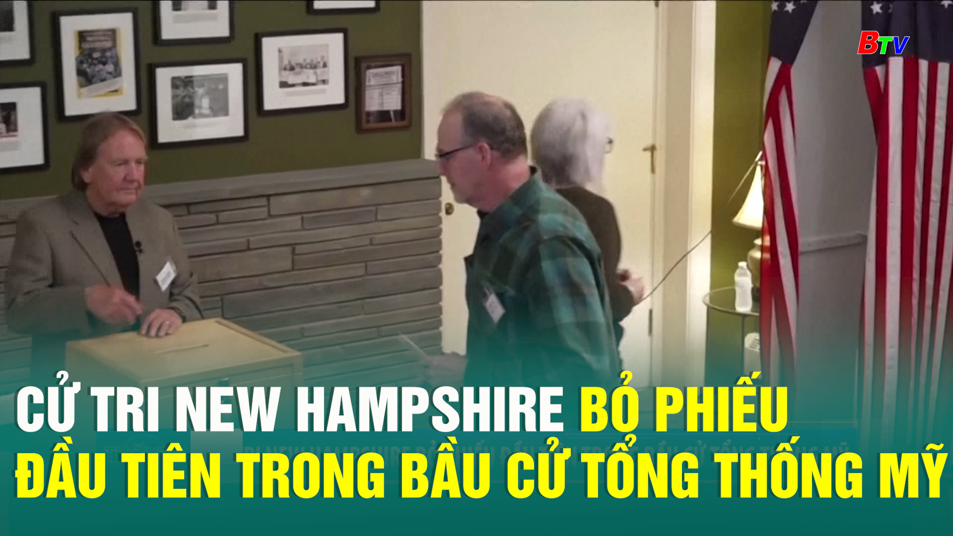 Cử tri New Hampshire bỏ phiếu đầu tiên trong bầu cử Tổng thống Mỹ