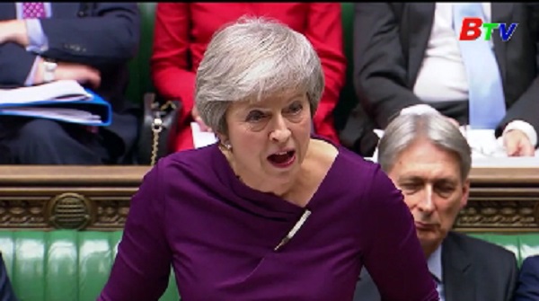Thủ tướng Anh Theresa May phát biểu trước Quốc hội