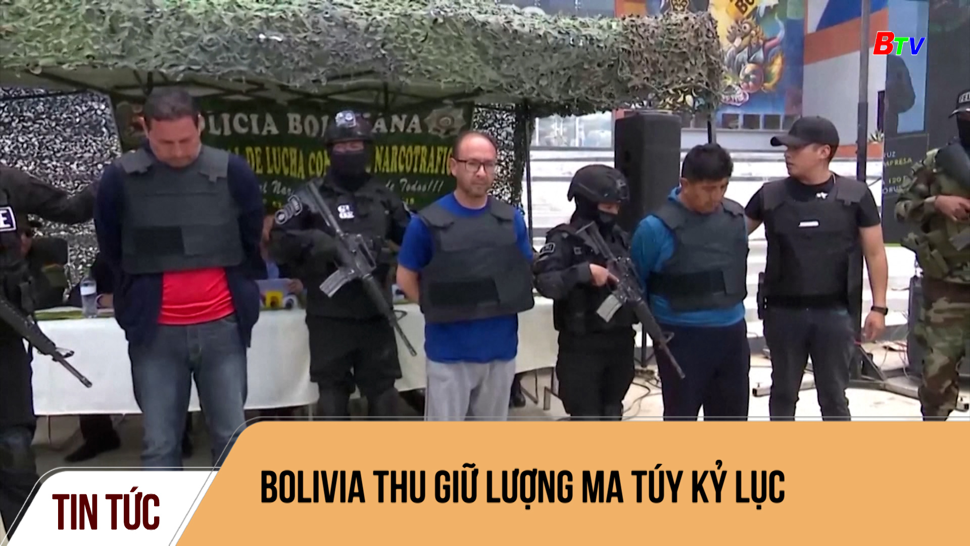Bolivia thu giữ lượng ma túy kỷ lục