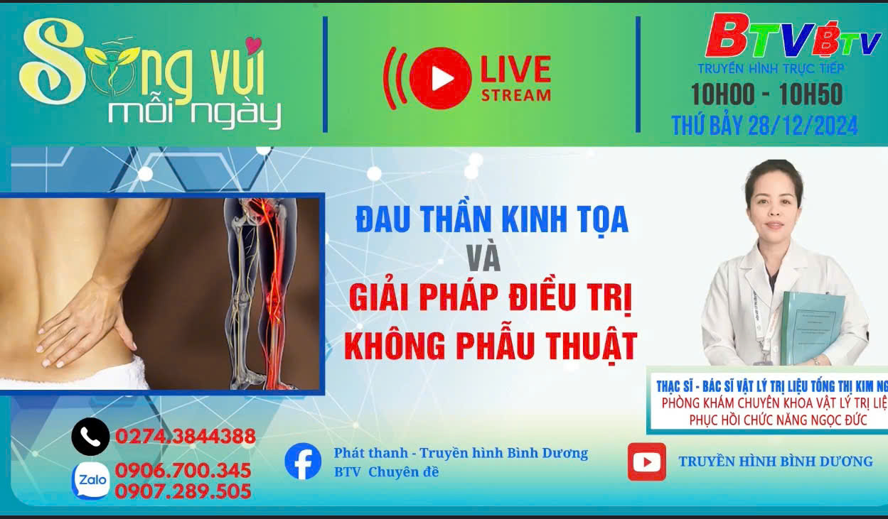 Đau thần kinh tọa và giải pháp điều trị không phẫu thuật | Sống vui mỗi ngày