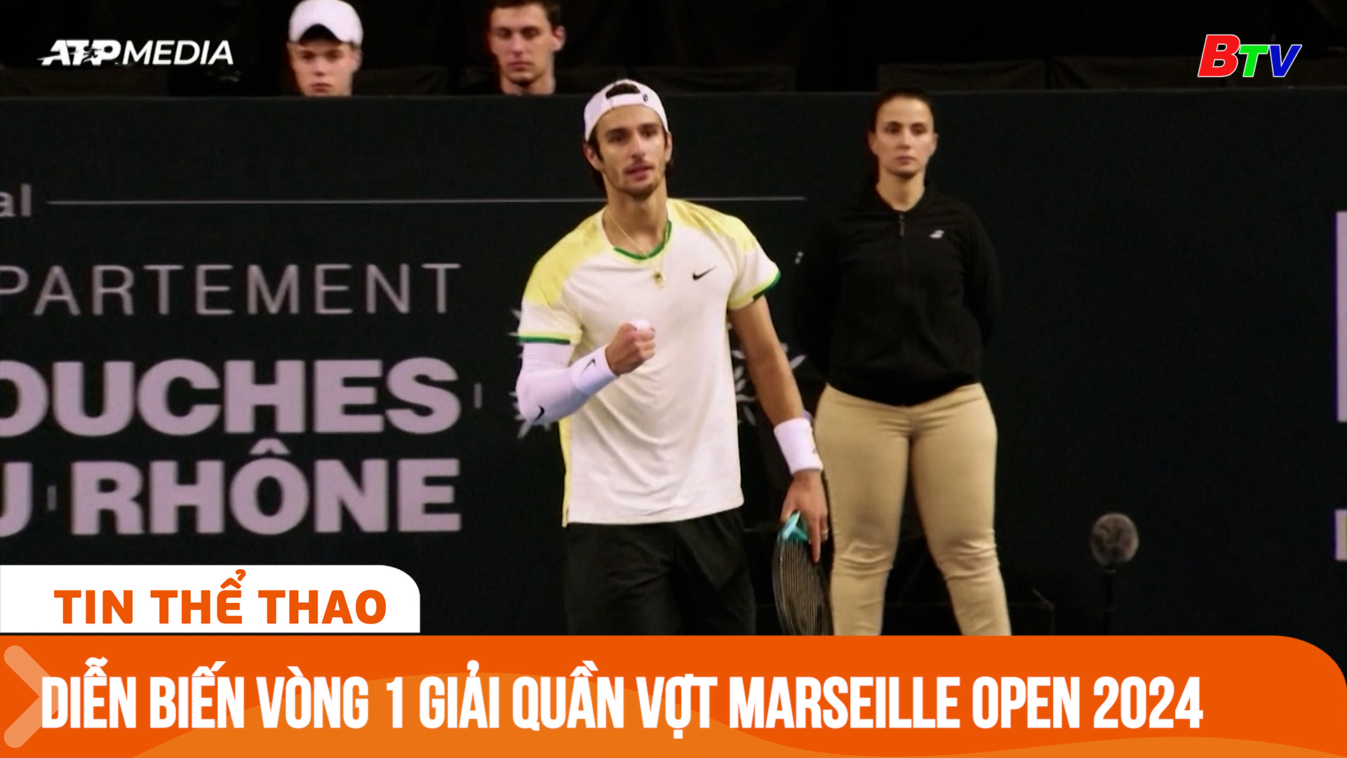 Diễn biến vòng 1 Giải quần vợt Marseille Open 2024 | Tin Thể thao 24h