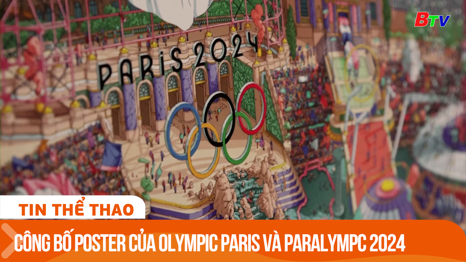 Công bố Poster chính thức của Thế vận hội Olympic Paris và Paralympc 2024 | Tin Thể thao 24h