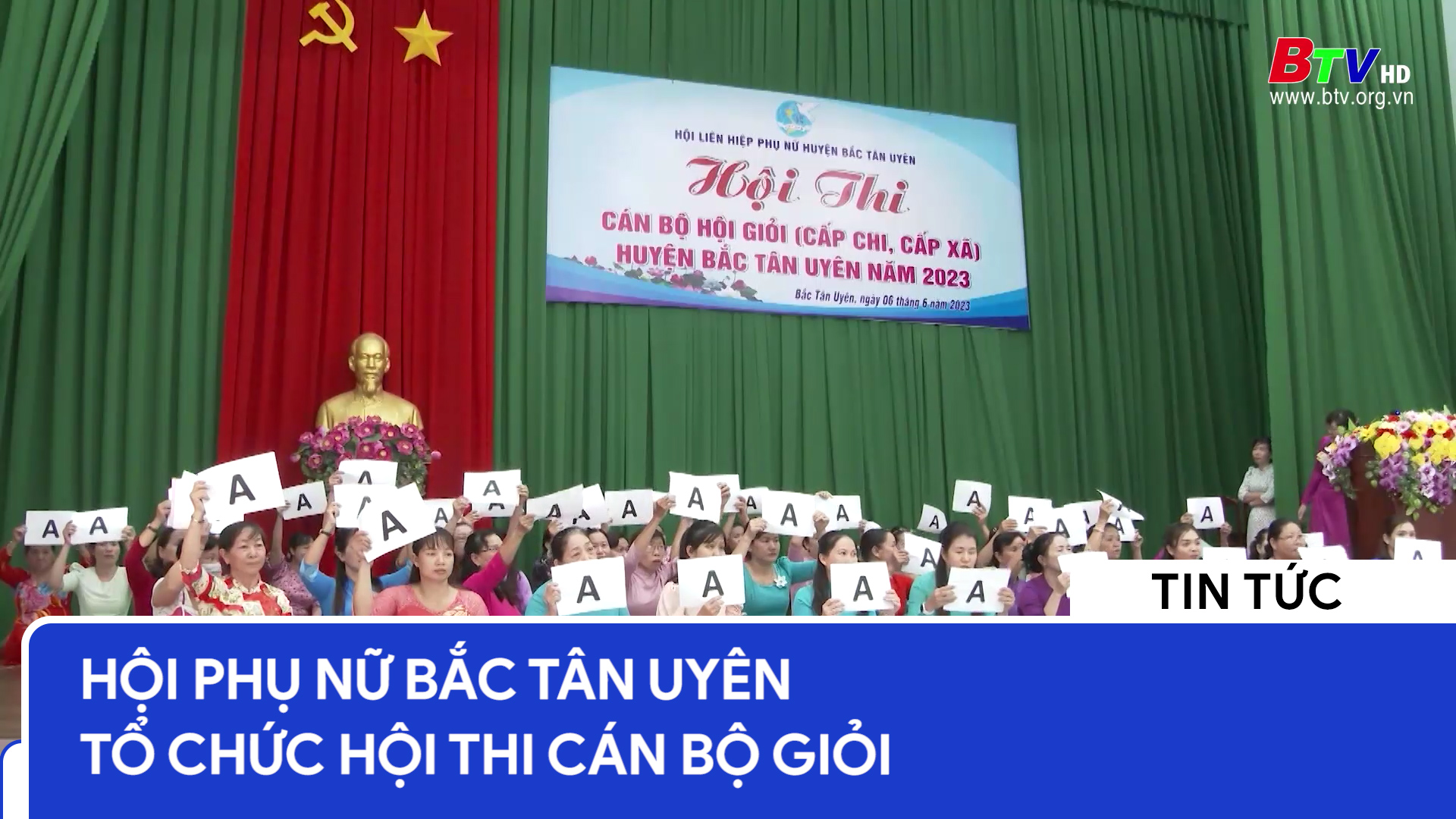 Hội phụ nữ Bắc Tân Uyên tổ chức hội thi cán bộ giỏi