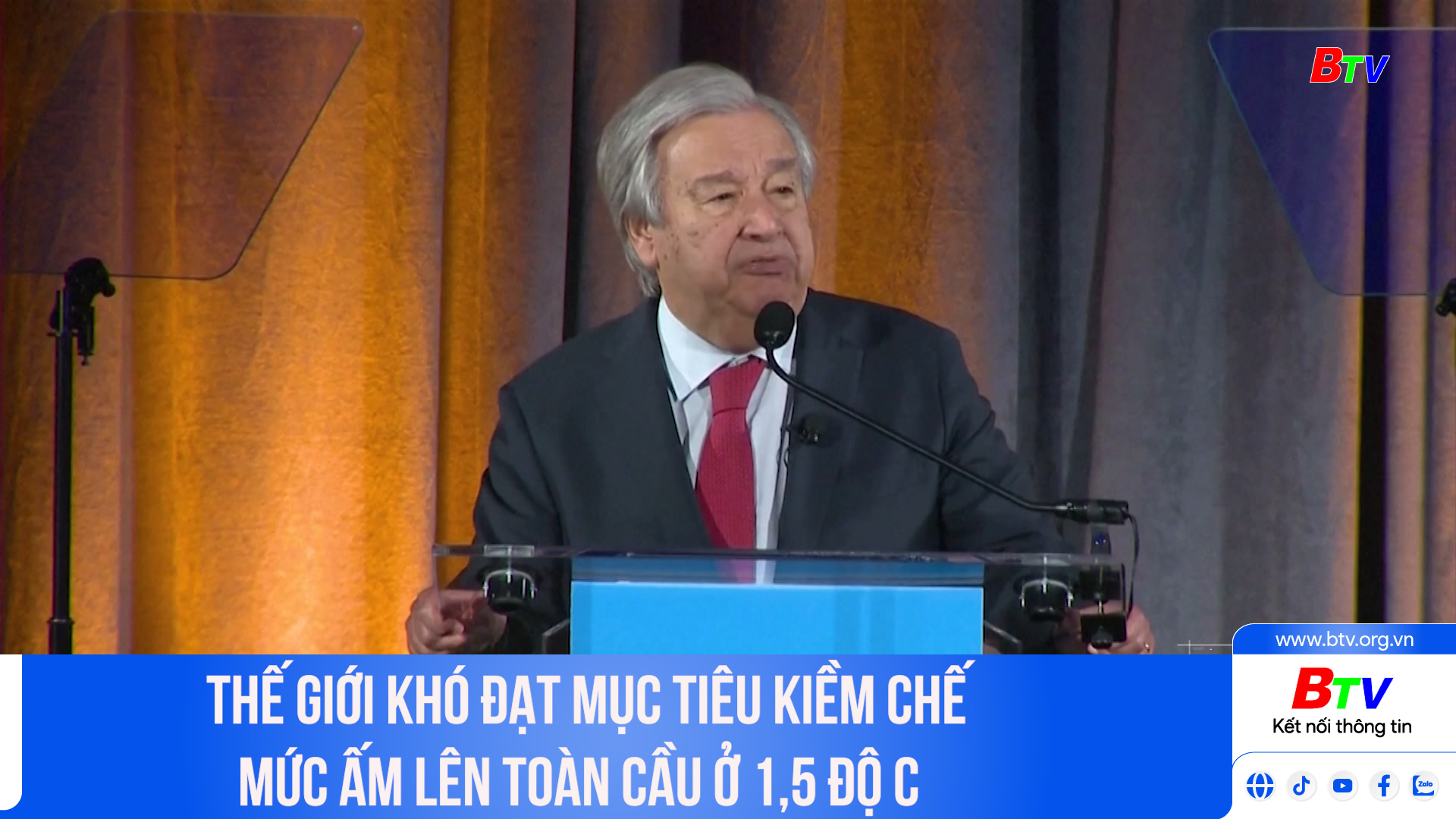 Thế giới khó đạt mục tiêu kiềm chế mức ấm lên toàn cầu ở 1,5 độ C