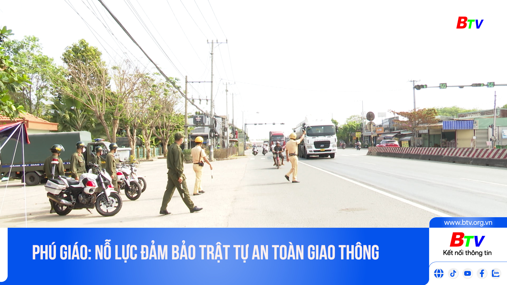 Phú Giáo: Nỗ lực đảm bảo trật tự an toàn giao thông