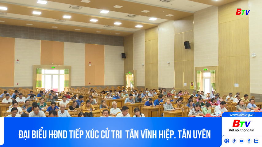 Đại biểu HĐND tiếp xúc cử tri  Tân Vĩnh Hiệp. Tân Uyên