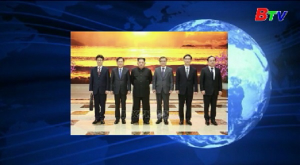 Phái đoàn Hàn Quốc hội kiến nhà lãnh đạo Triều Tiên