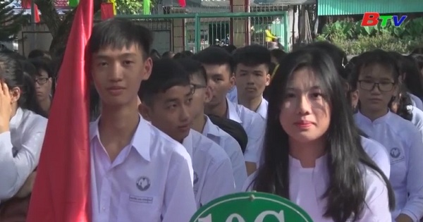 Trường THPT An Mỹ khai giảng năm học mới