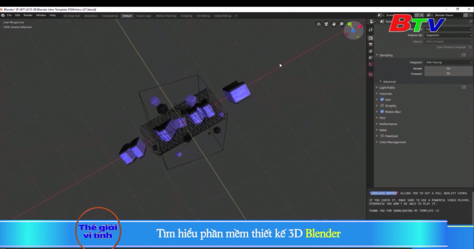 Tìm hiểu phần mềm thiết kế 3D Blender