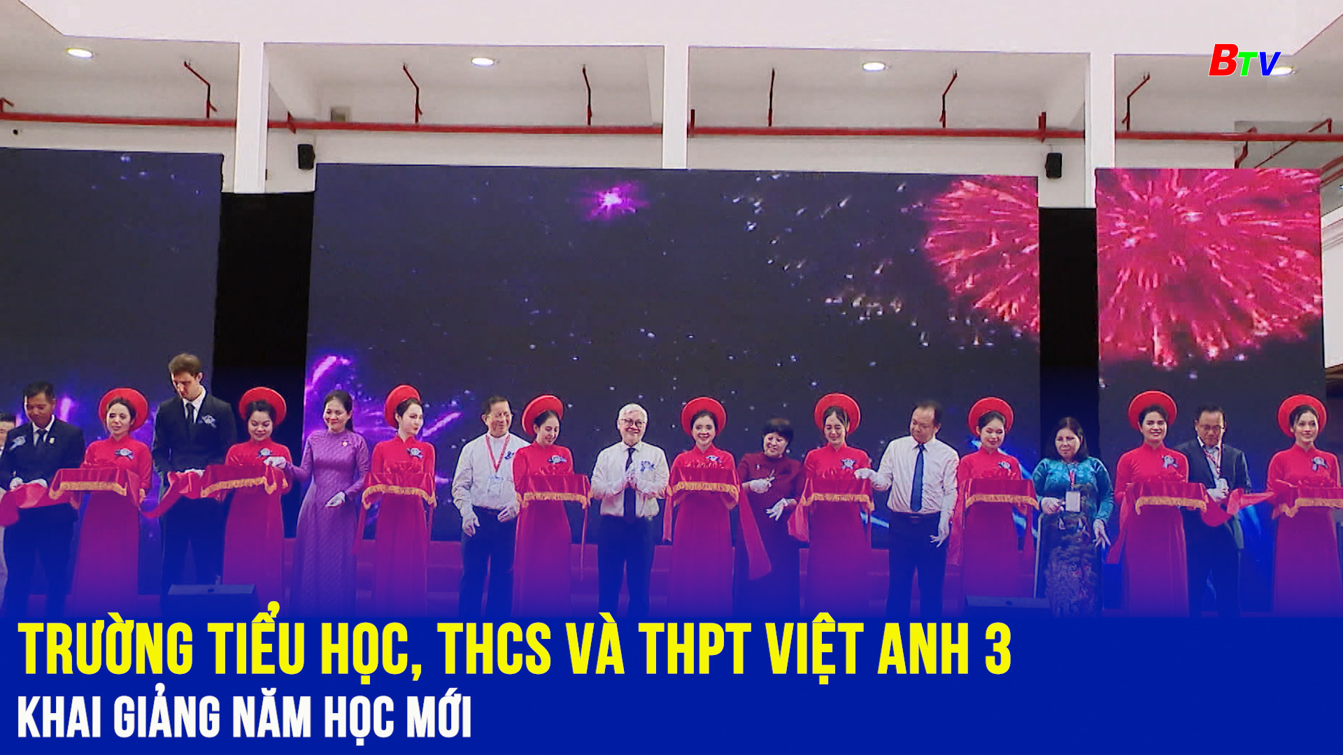 Trường Tiểu học, THCS và THPT Việt Anh 3 khai giảng năm học mới