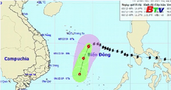 Tin áp thấp nhiệt đới trên biển Đông (suy yếu từ bão số 7)