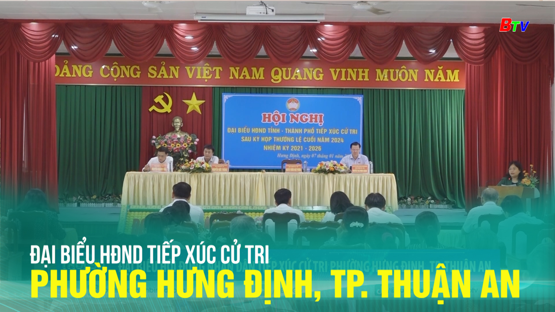 Đại biểu HĐND tiếp xúc cử tri phường Hưng Định, Tp. Thuận An