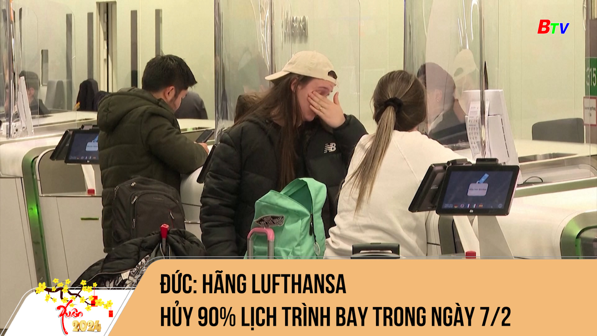 Đức: hãng Lufthansa hủy 90% lịch trình bay trong ngày 7/2