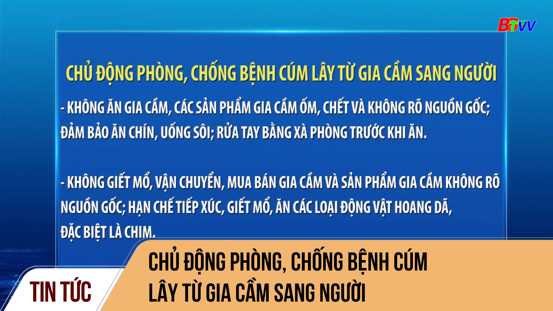 Chủ động phòng, chống bệnh cúm lây từ gia cầm sang người