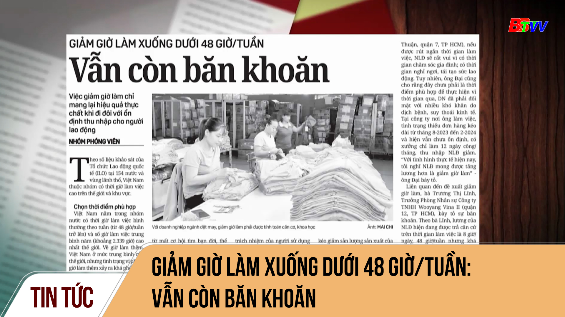 Giảm giờ làm xuống dưới 48 giờ/tuần: Vẫn còn băn khoăn