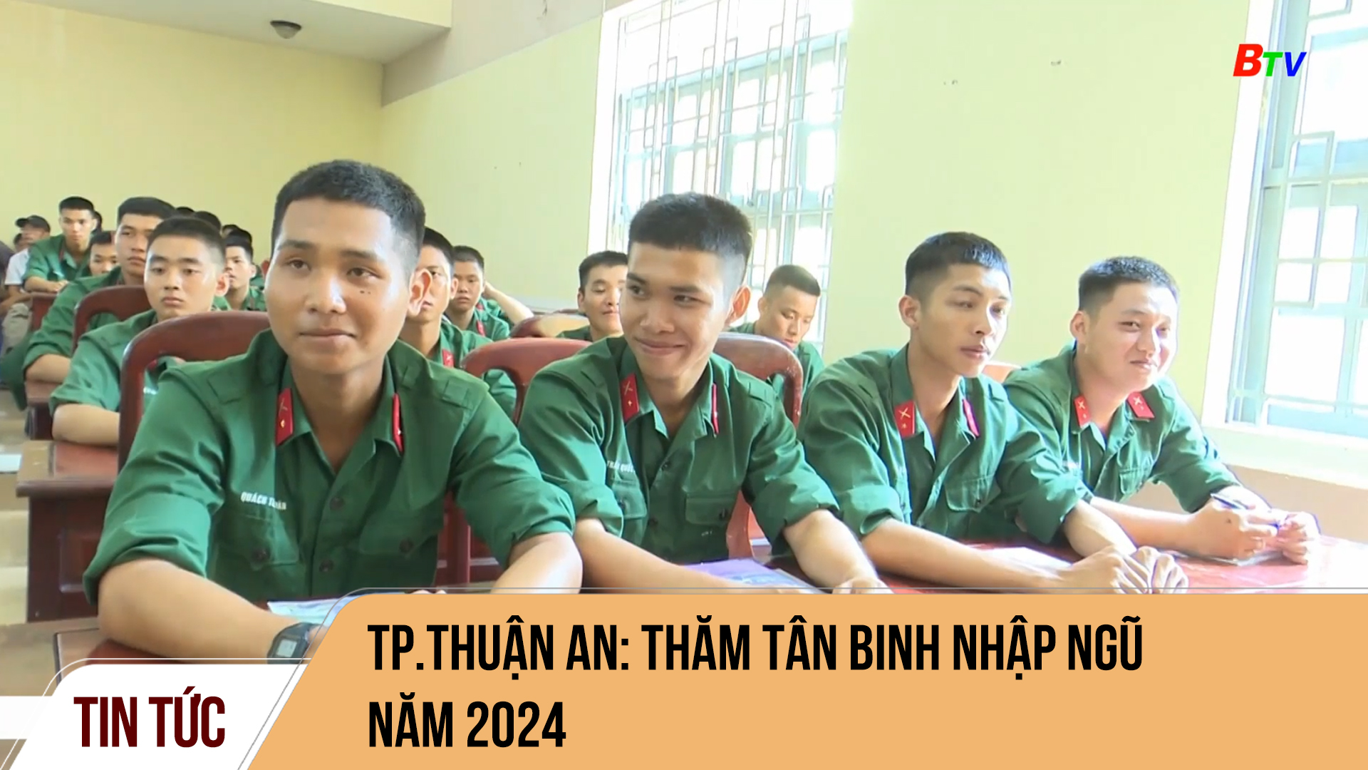 TP.Thuận An: Thăm tân binh nhập ngũ năm 2024