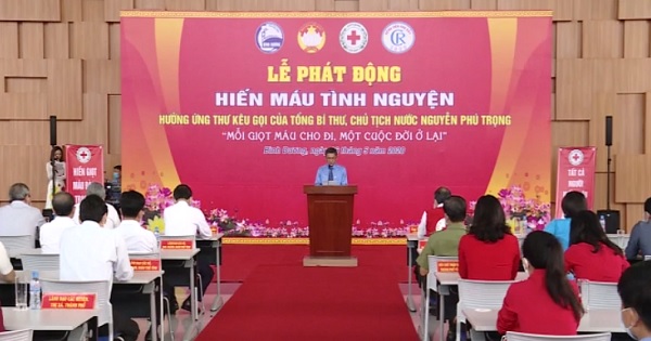 Bình Dương phát động hiến máu tình nguyện năm 2020