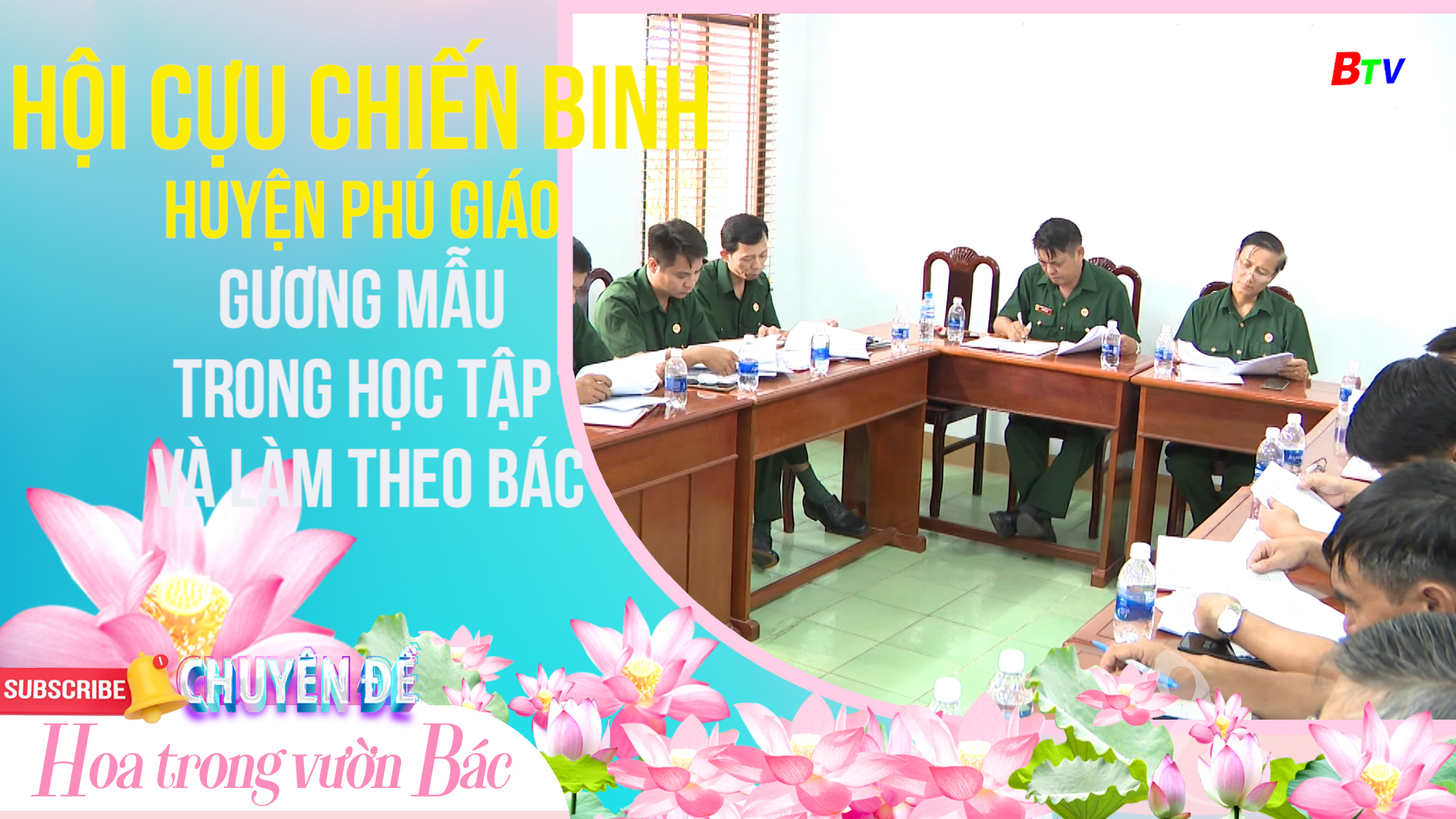 Hội Cựu chiến binh huyện Phú Giáo gương mẫu trong học tập và làm theo Bác