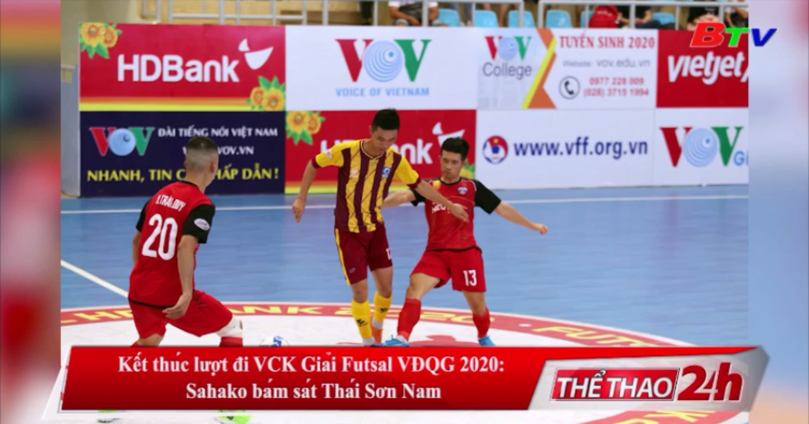 Kết thúc lượt đi VCK Giải Futsal VĐQG 2020 - Sahako bám sát Thái Sơn Nam
