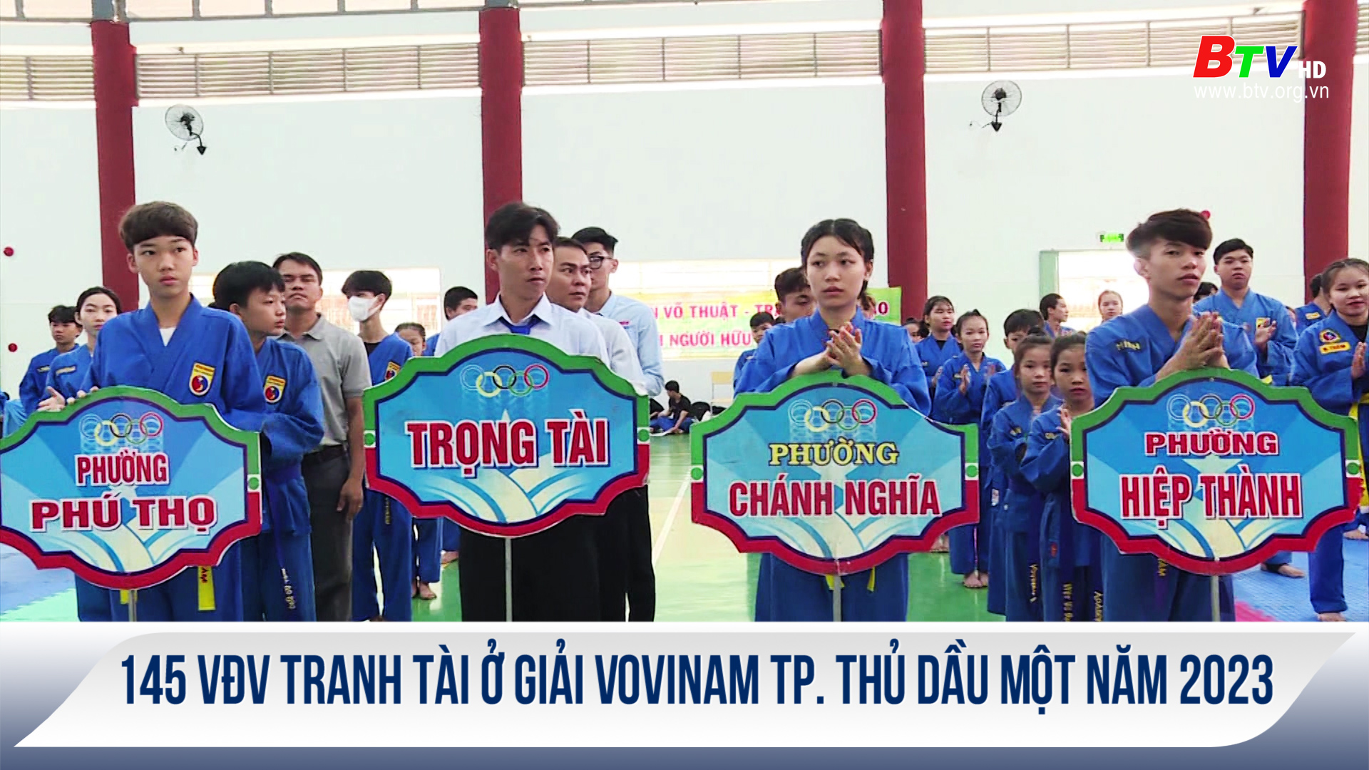 145 VĐV tranh tài ở Giải Vovinam thánh phố Thủ Dầu Một Năm 2023