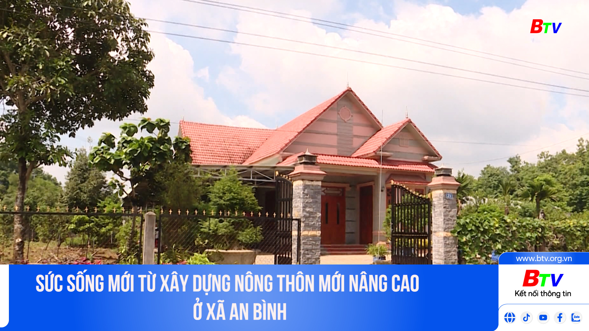 Sức sống mới từ xây dựng nông thôn mới nâng cao ở xã An Bình